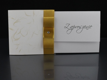 Zaproszenie Ślubne nr 11 - papier zwykły 4,19zł; papier metalizowany 5,19zł