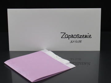 Zaproszenie Ślubne nr 30 - papier zwykły 4,19zł; papier metalizowany 5,19zł