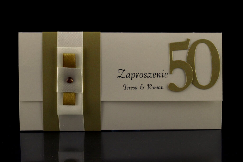 Zaproszenie na Złote Wesele ZZW I