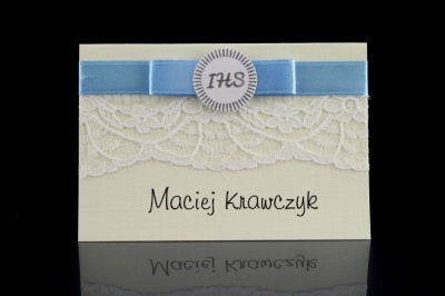 Winietka z podziękowaniem - Koronka