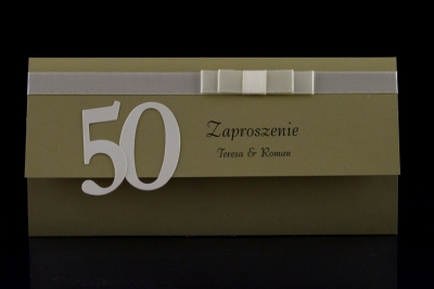 Zaproszenie na Złote Wesele ZZW III