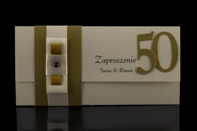 Zaproszenie na Złote Wesele ZZW I