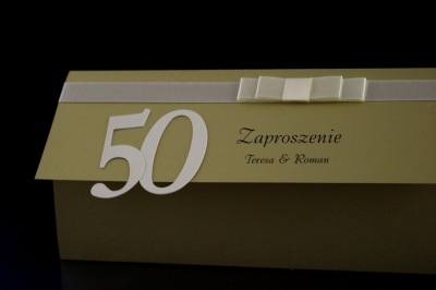 Zaproszenie na Złote Wesele ZZW III