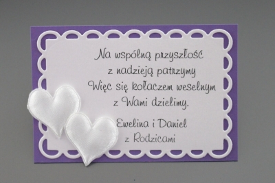 Karnet na kołacz KNKW II