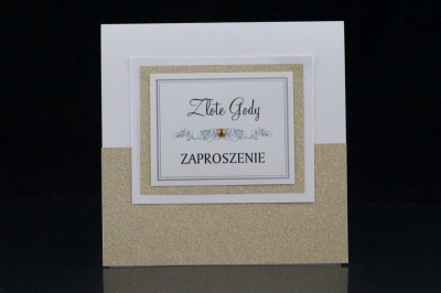 Zaproszenie na Złote Wesele ZZW VII