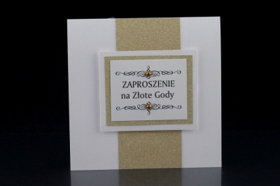 Zaproszenie na Złote Wesele ZZW VIII